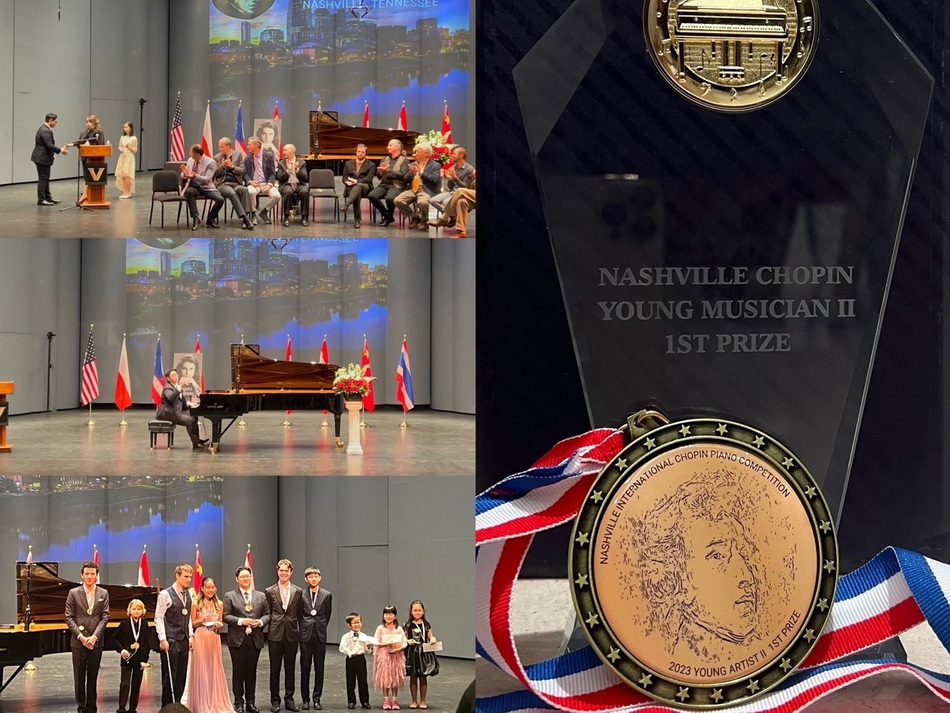 喜报!我校初三学生吕智谦在第一届美国纳什维尔(Nashville)肖邦国际钢琴大赛中荣获冠军 喜报!我校初三学生吕智谦在第一届美国纳什维尔(Nashville)肖邦国际钢琴大赛中荣获冠军